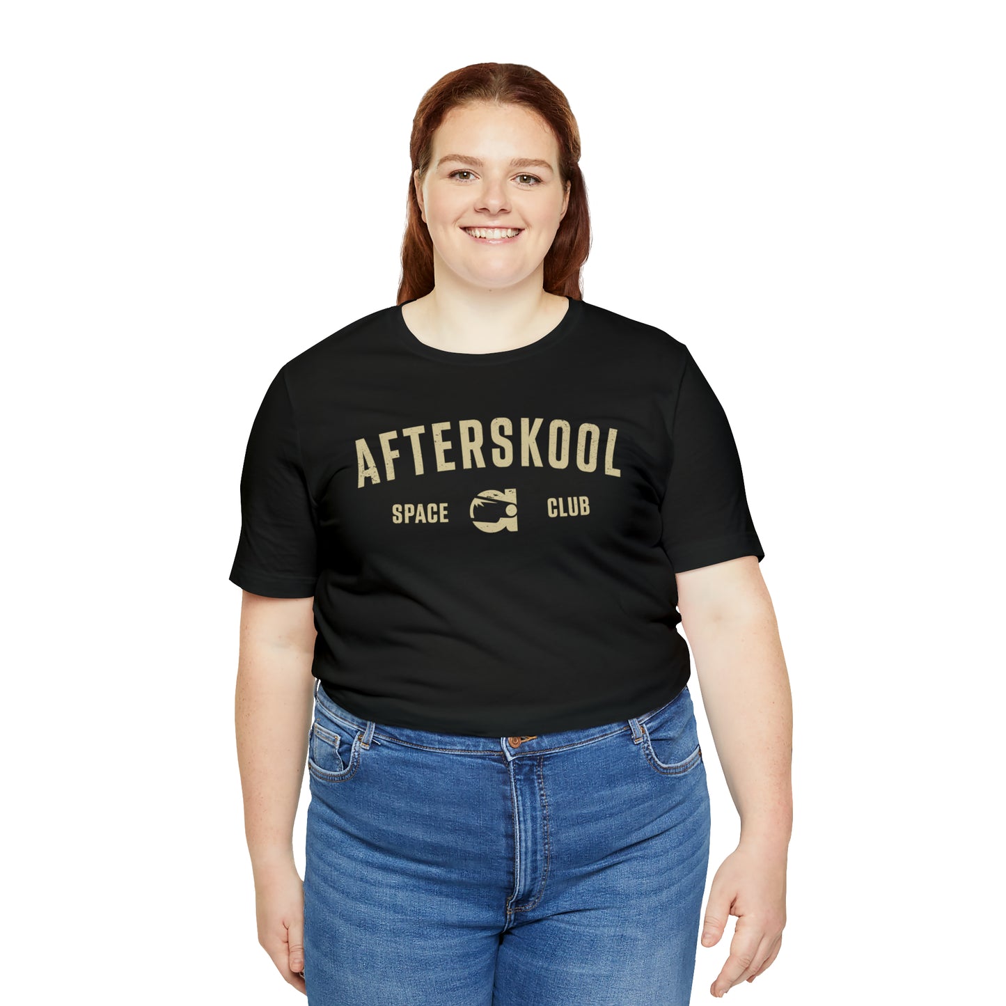 Camiseta Afterskool Arched Wordmark de manga corta color crema