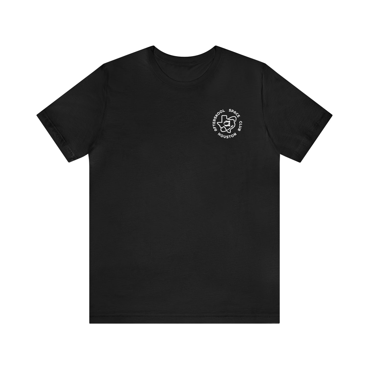 Camiseta Afterskool con manga redonda y logotipo blanco de 2 lados