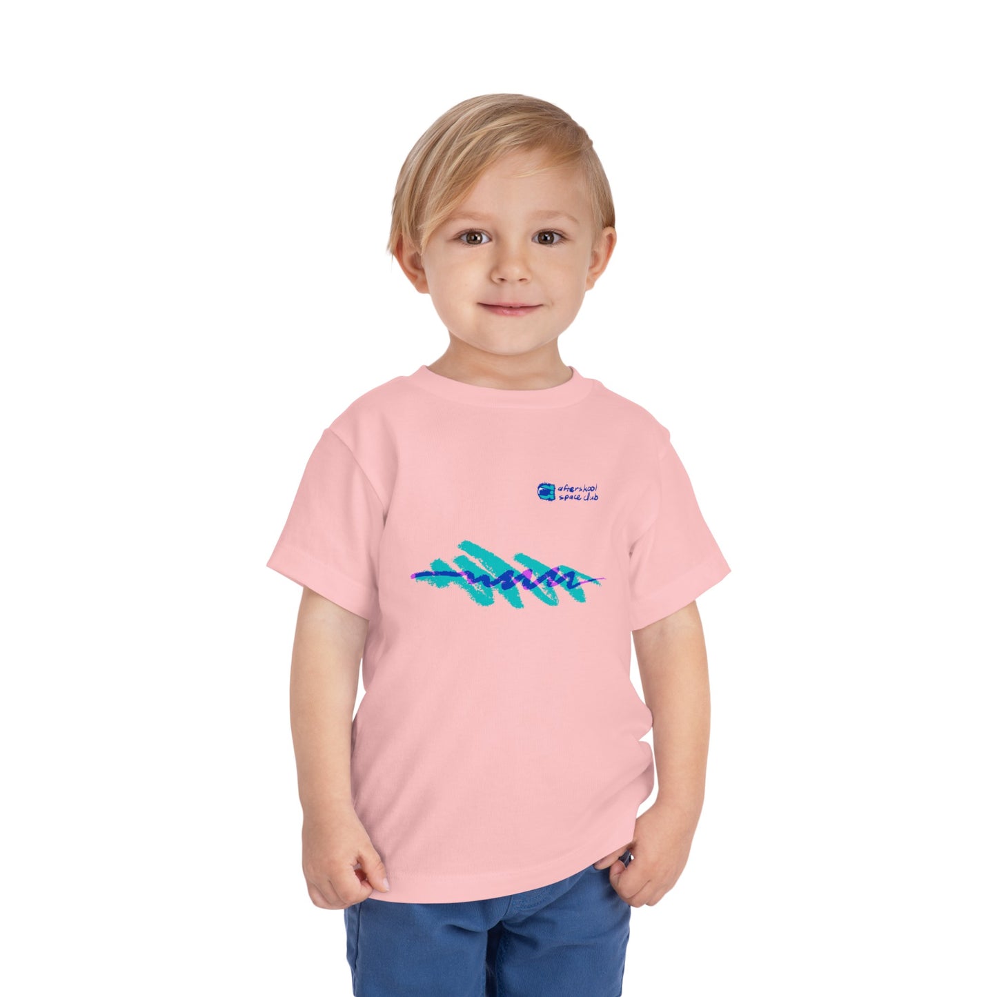 Camiseta para niños pequeños con ondas retro de Afterskool