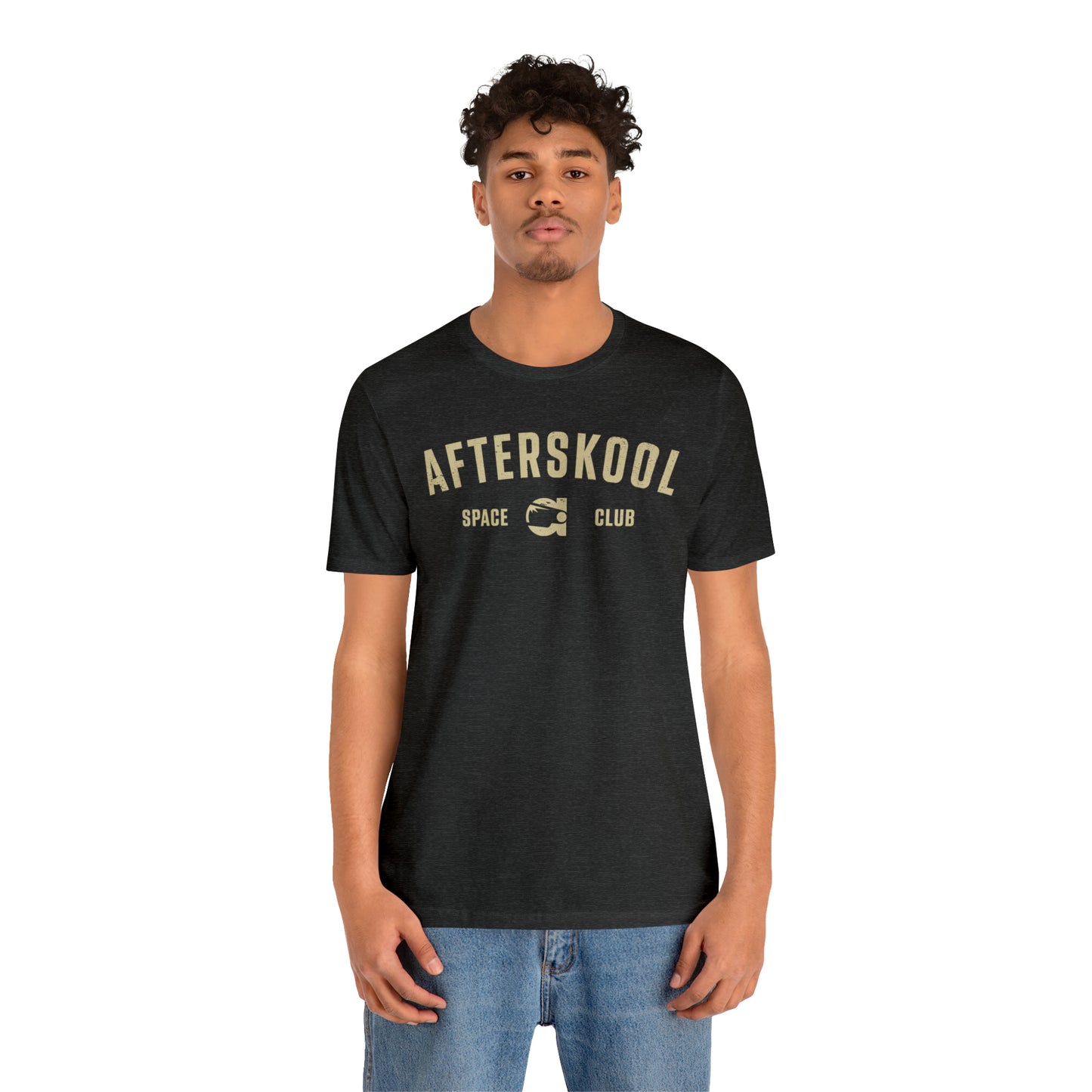 Camiseta Afterskool Arched Wordmark de manga corta color crema
