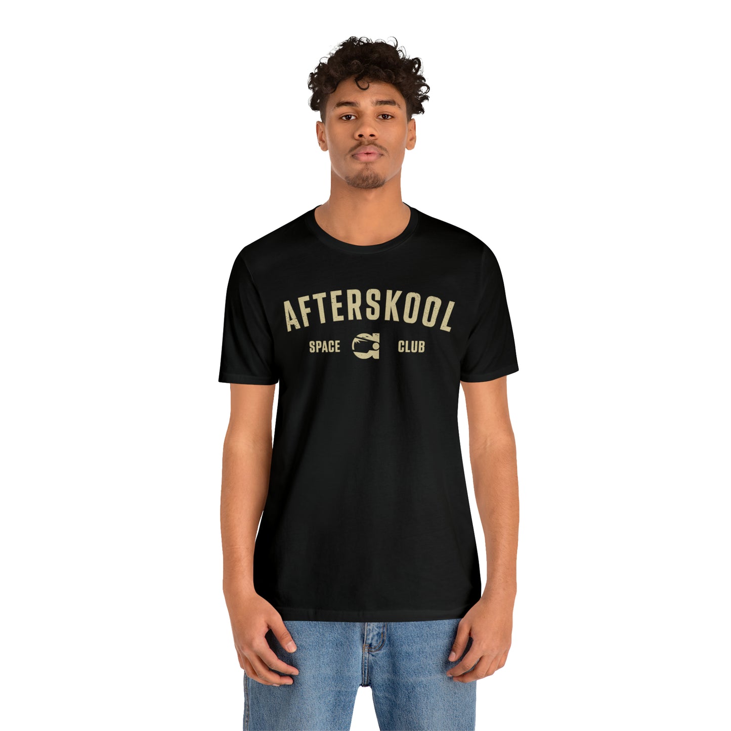 Camiseta Afterskool Arched Wordmark de manga corta color crema