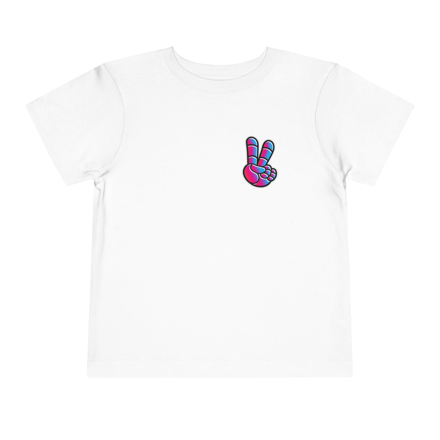 Camiseta de dos caras para niños pequeños Peace Love Space de Afterskool