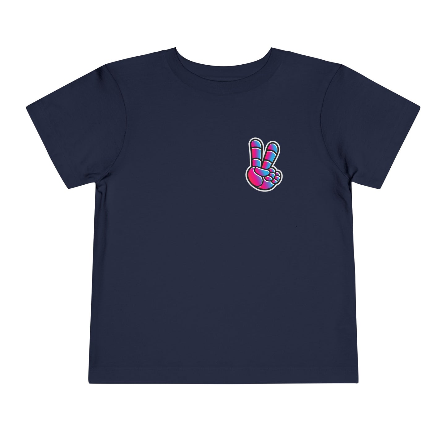 Camiseta de dos caras para niños pequeños Peace Love Space de Afterskool