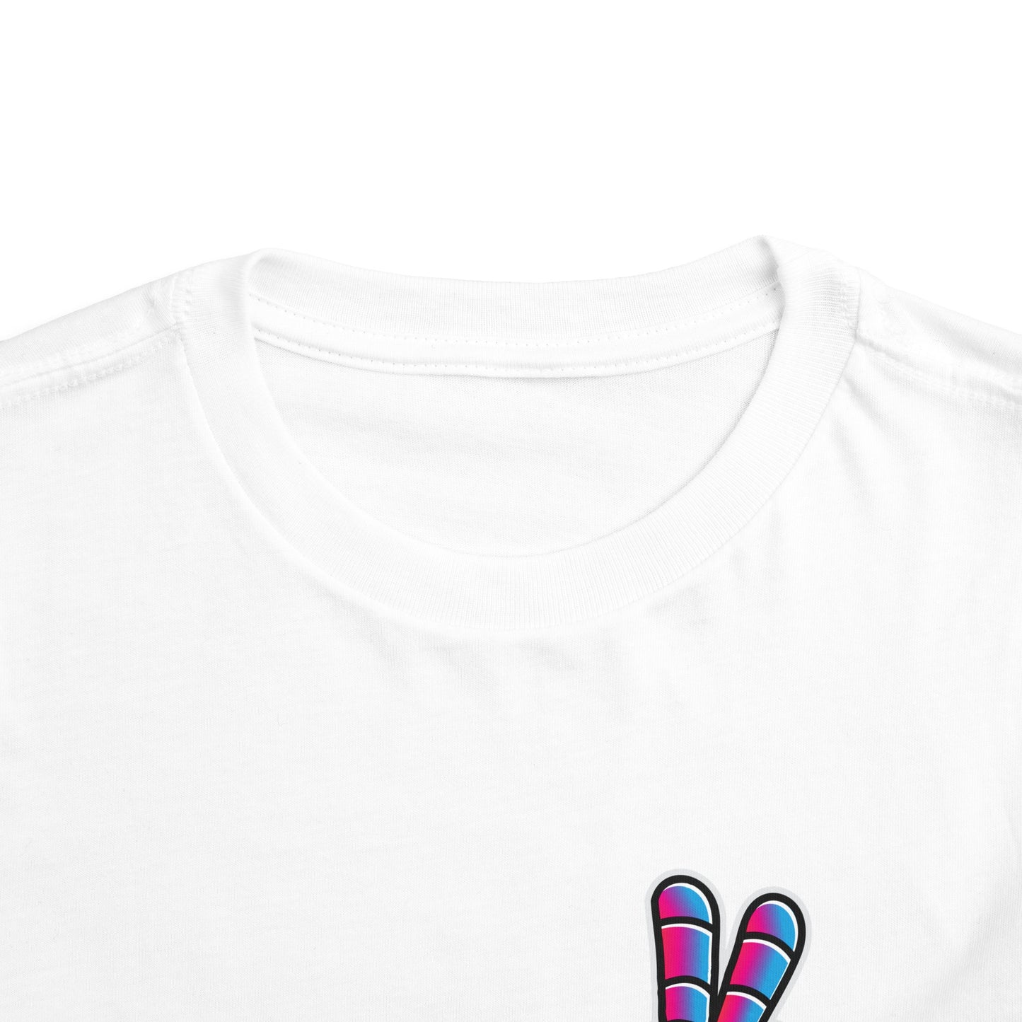 Camiseta de dos caras para niños pequeños Peace Love Space de Afterskool