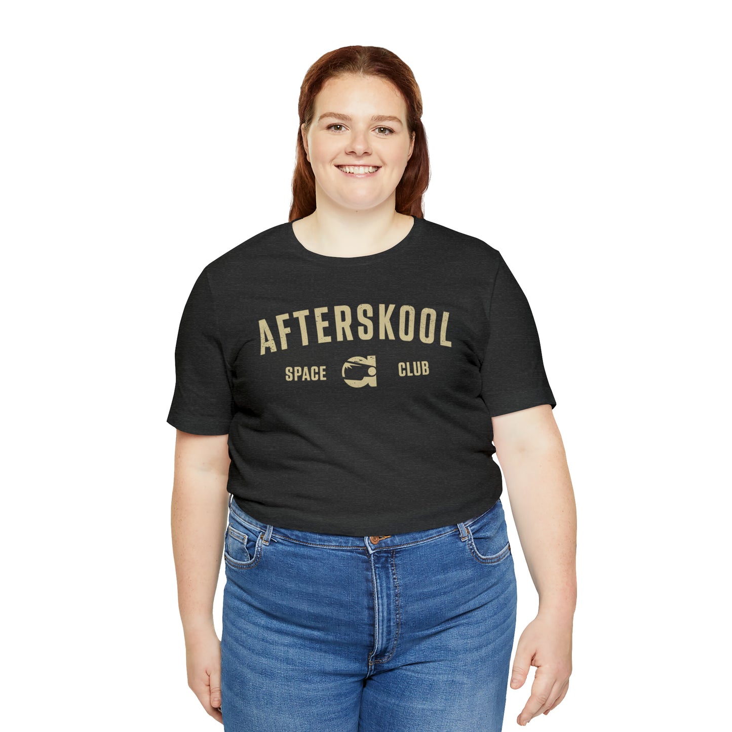 Camiseta Afterskool Arched Wordmark de manga corta color crema