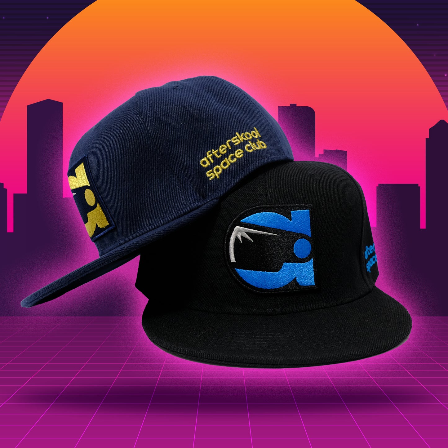 Gorra con logo Afterskool en tono azul marino