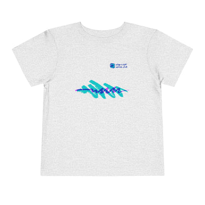 Camiseta para niños pequeños con ondas retro de Afterskool