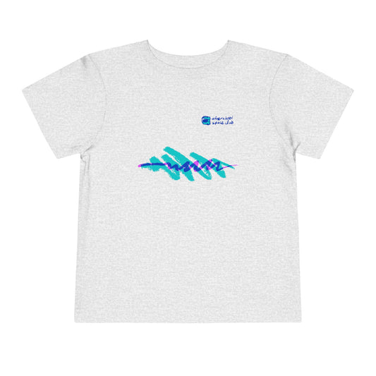 Camiseta para niños pequeños con ondas retro de Afterskool