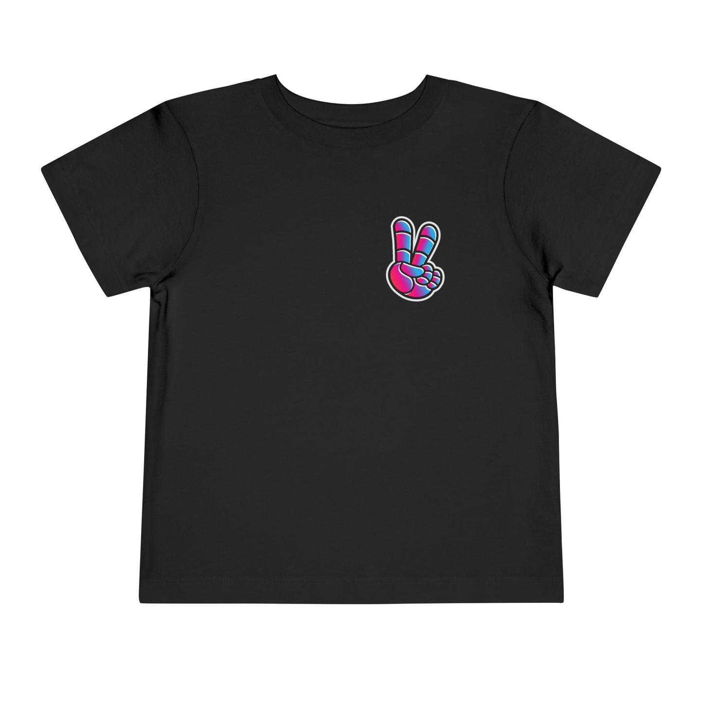 Camiseta de dos caras para niños pequeños Peace Love Space de Afterskool
