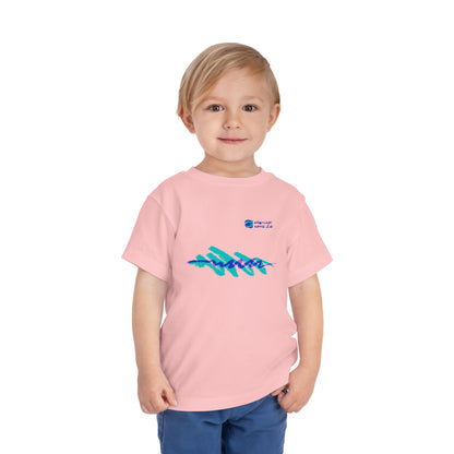 Camiseta para niños pequeños con ondas retro de Afterskool