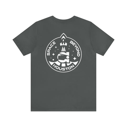 Camiseta Afterskool Round Mission con parche blanco y logotipo de manga corta de 2 lados