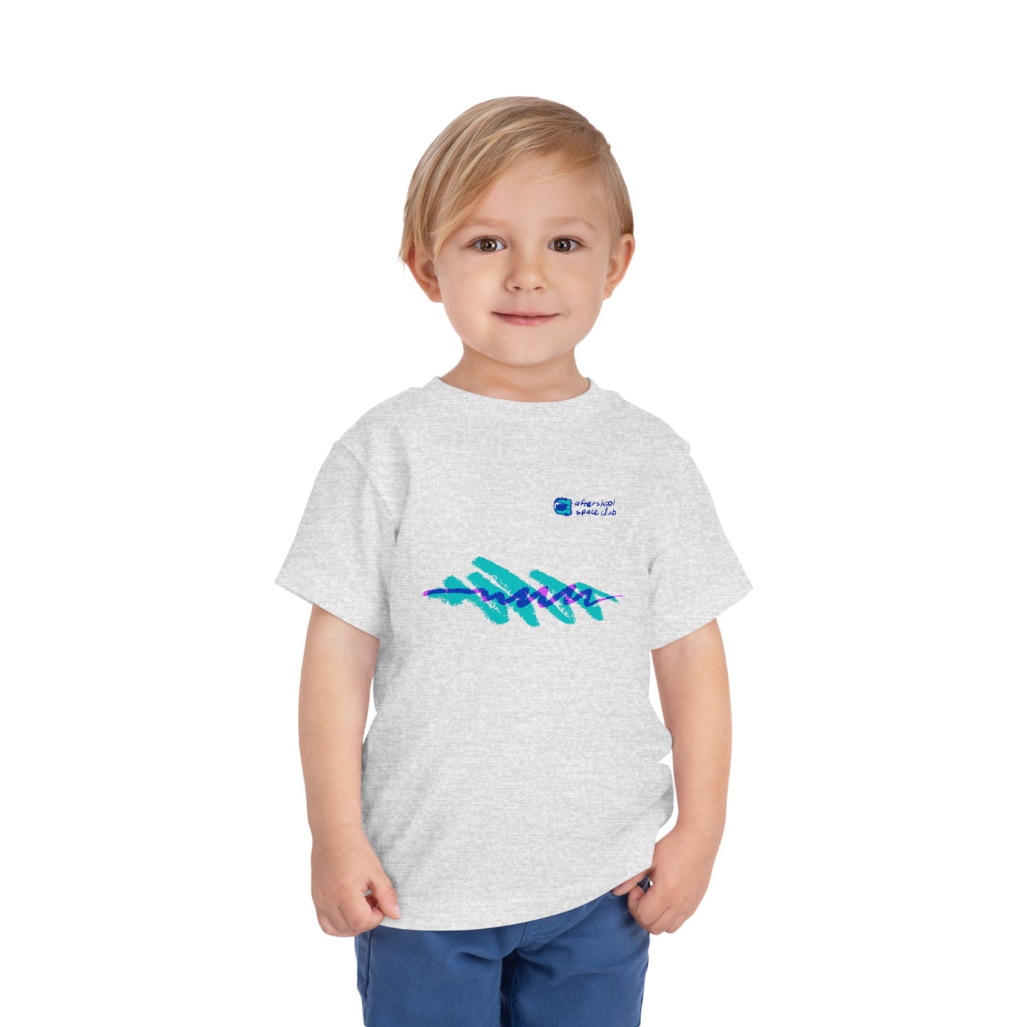 Camiseta para niños pequeños con ondas retro de Afterskool