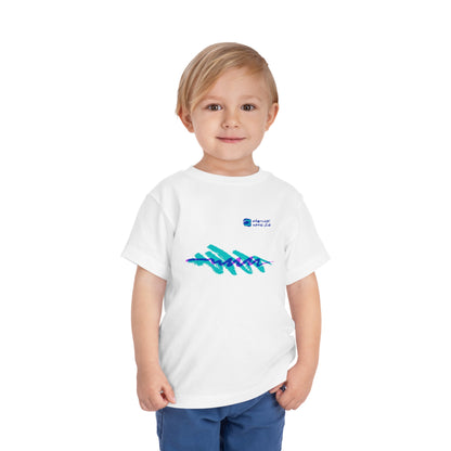 Camiseta para niños pequeños con ondas retro de Afterskool
