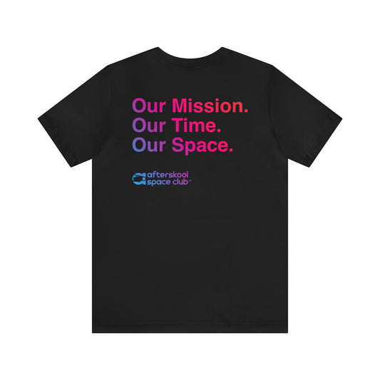 Camiseta de manga corta Afterskool Mission Time Space de dos caras