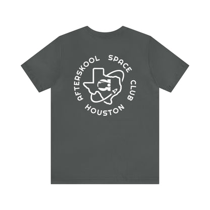 Camiseta Afterskool con manga redonda y logotipo blanco de 2 lados