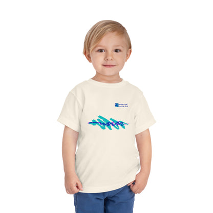 Camiseta para niños pequeños con ondas retro de Afterskool