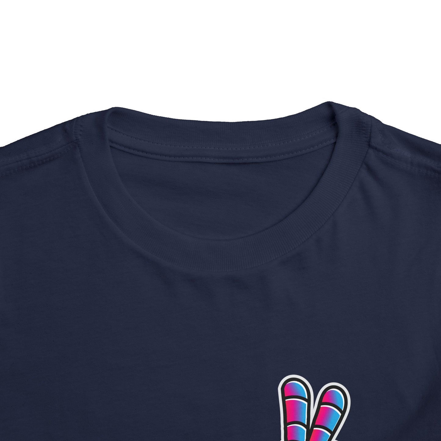 Camiseta de dos caras para niños pequeños Peace Love Space de Afterskool