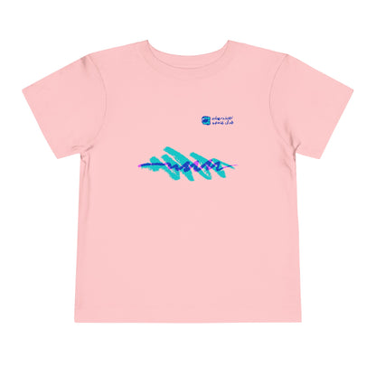 Camiseta para niños pequeños con ondas retro de Afterskool